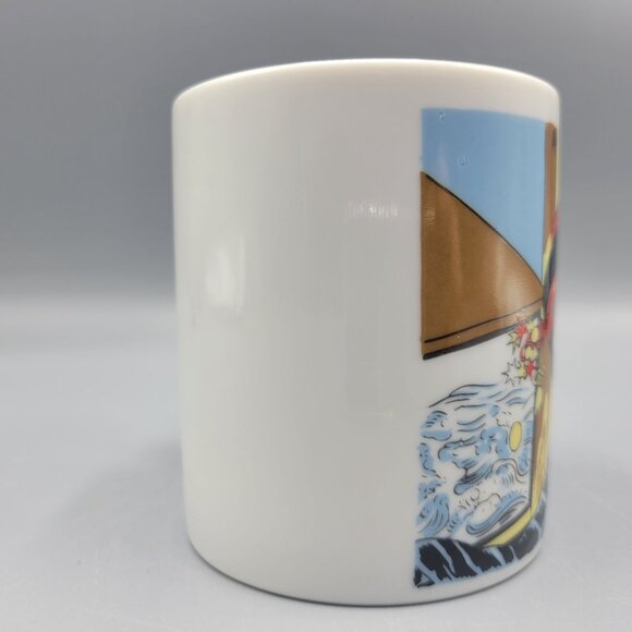 Japanese Ceramic Coffee Mug With Geisha Artwork Made In Japan - Picture 6 of 10